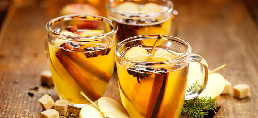 Mulled,Cider,With,Added,Spices,And,Citrus.,A,Delicious,And